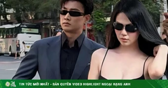 Ảnh sao 29/4: Quốc Trường làm vệ sĩ hộ tống Ngọc Trinh ra phố