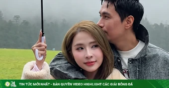 Ảnh sao 8/8: Việt Anh hôn tóc Quỳnh Nga khi hẹn hò ở Trung Quốc
