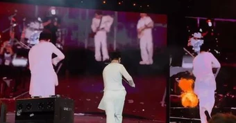 Anh trai diễn 1 đêm concert mà gặp sự cố 3 lần, khoảnh khắc té ngã ai nhìn cũng hoảng