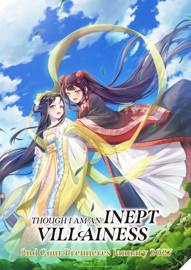 Anime "Ác nữ nửa vời" tung hình ảnh kết thúc hé lộ cour 2: Ấn định lên sóng vào tháng 1/2027 với biến cố hoán đổi thân xác chốn thâm cung Anime "Ác nữ nửa vời" tung hình ảnh kết thúc hé lộ cour 2: Ấn định lên sóng vào tháng 1/2027 với biến cố hoán đổi thân xác chốn thâm cung