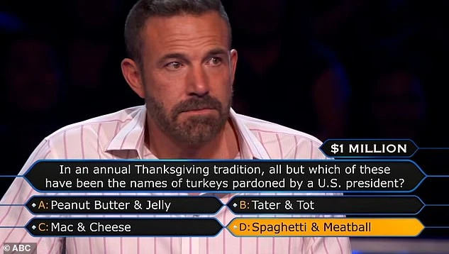 Ben Affleck thắng giải một triệu USD ở gameshow Ai là triệu phú? Ben Affleck thắng giải một triệu USD ở gameshow Ai là triệu phú?