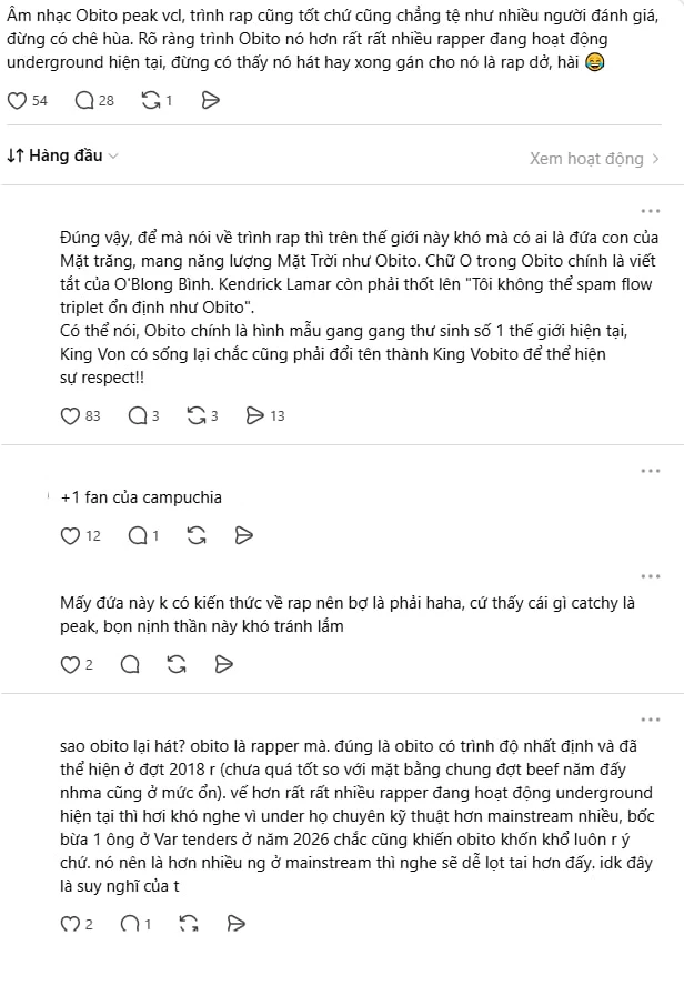Bị chê rap dở, nam rapper hát hay nhất Vbiz mượn lời Đen Vâu đáp trả Bị chê rap dở, nam rapper hát hay nhất Vbiz mượn lời Đen Vâu đáp trả