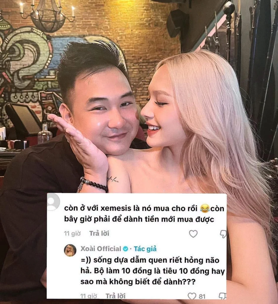 Bị "réo tên" với Xemesis, Xoài Non đã căng!