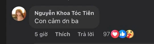 Bố ruột nhắn nhủ tới Tóc Tiên trong ngày đặc biệt