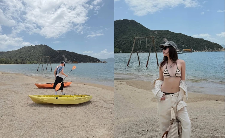 Bóc ảnh hẹn hò Song Luân và gái xinh 2k1 ở resort Nha Trang