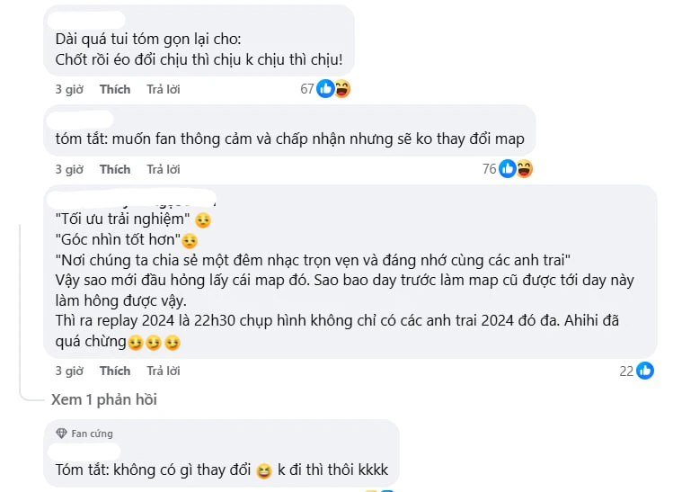BTC Concert Anh Trai Say Hi lên tiếng về việc đổi seatmap nhưng không dập được sự bức xúc của fan