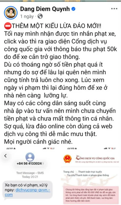 BTV Diễm Quỳnh thông báo khẩn