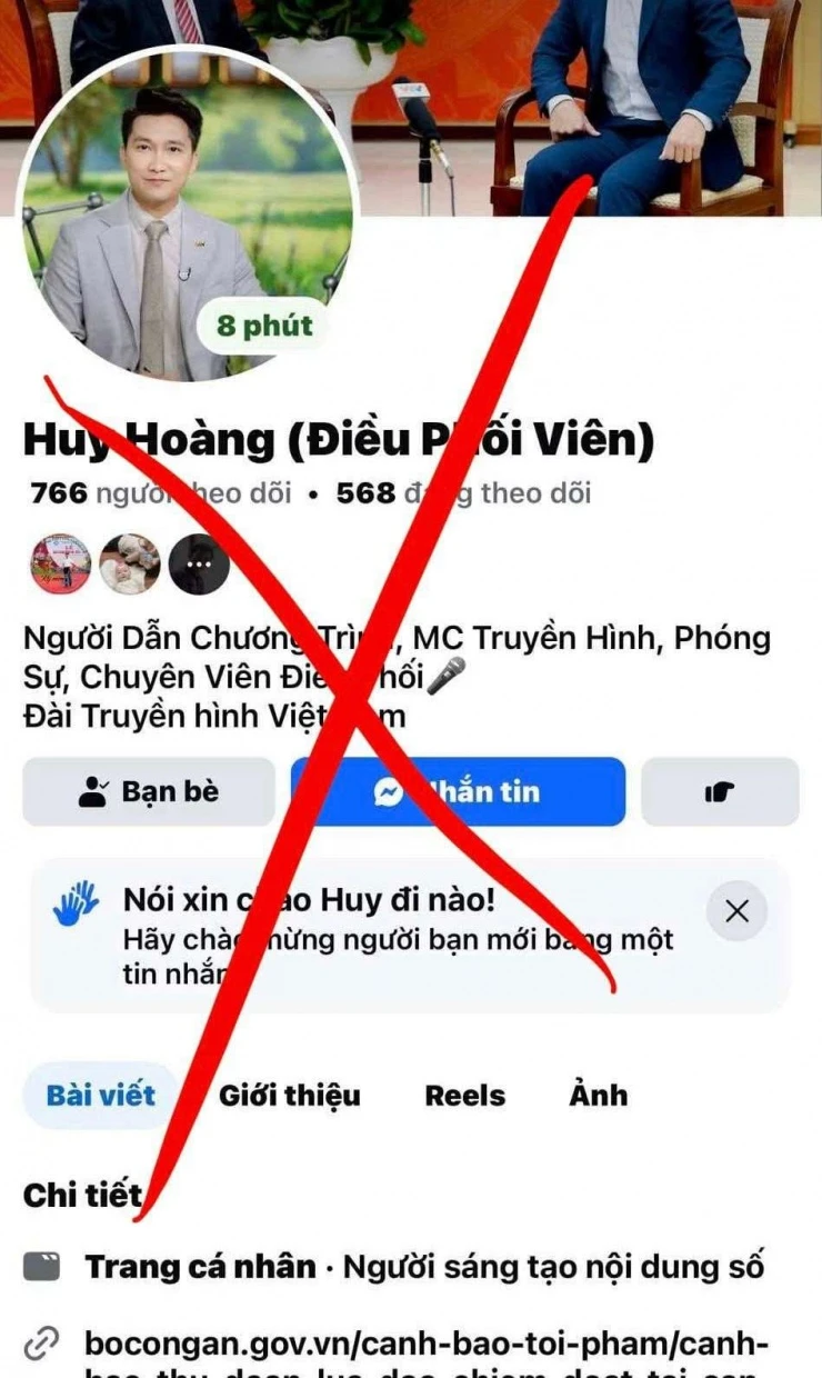 BTV Đỗ Huy Hoàng của bản tin Thời sự 19h phát cảnh báo khẩn