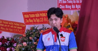 Ca sĩ Ngô Kiến Huy tham gia câu lạc bộ tại Công an TPHCM