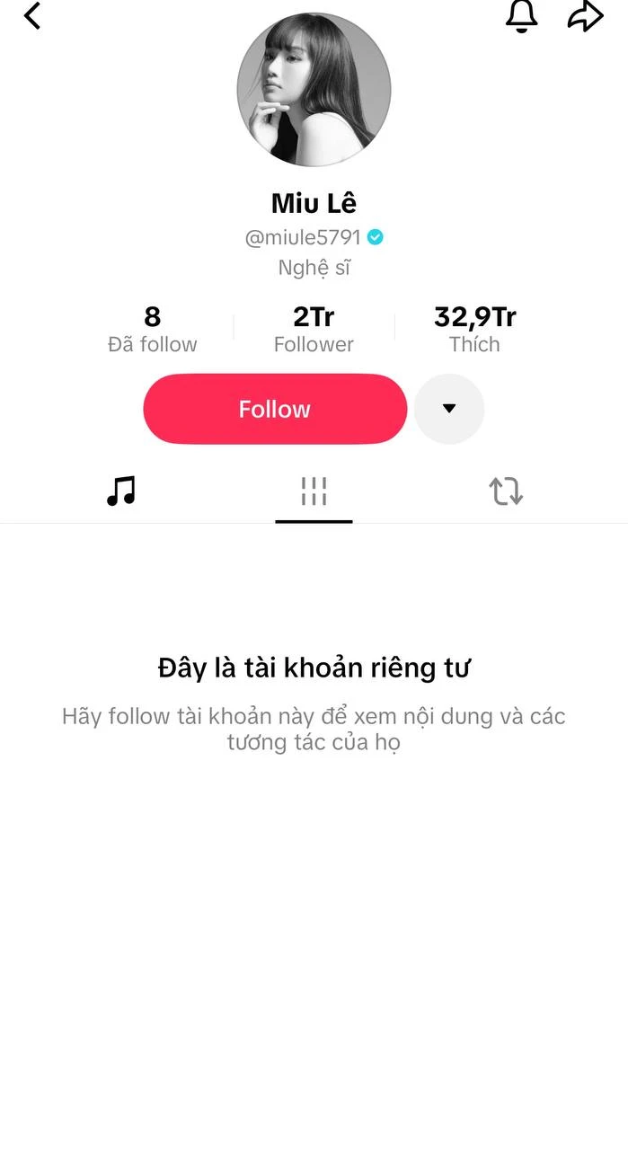 Cảnh báo nóng liên quan đến Miu Lê