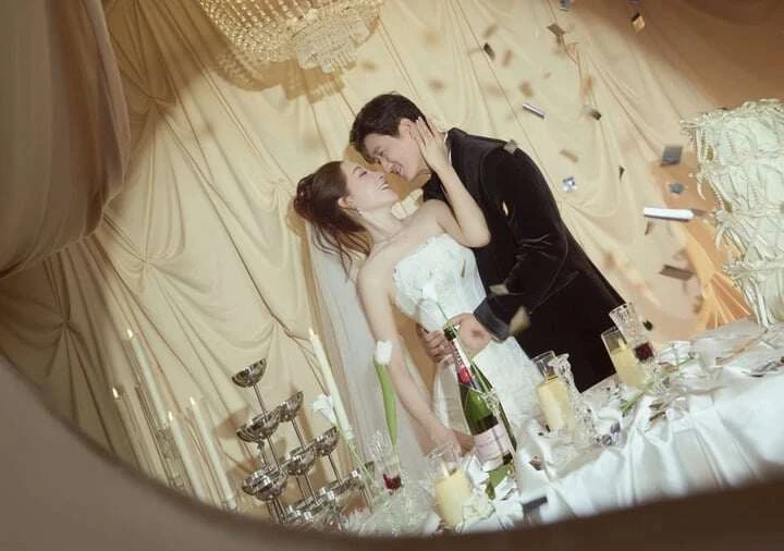 Cặp diễn viên phim giờ vàng gây sốt với bộ ảnh cưới ngọt ngào