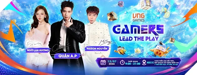 Chỉ Còn 1 Ngày Nữa Sẽ Khai Mạc Siêu Sự Kiện "Gamers Lead The Play" Của VNGGames