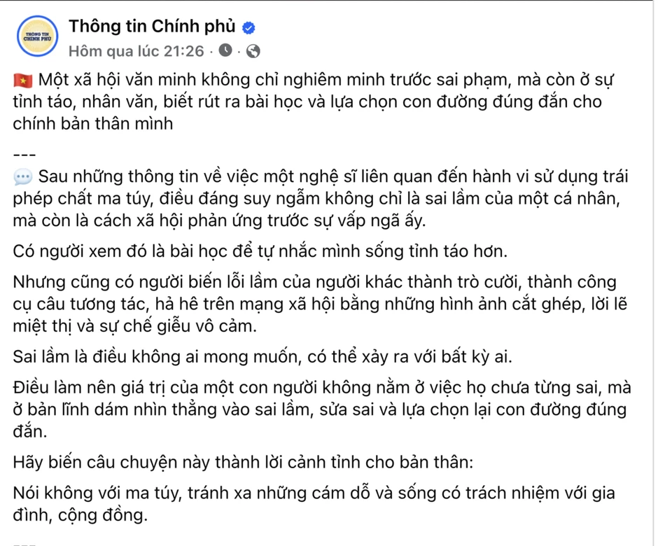 Chia sẻ của nữ Phó viện trưởng về Miu Lê lên thẳng trang Thông tin Chính phủ