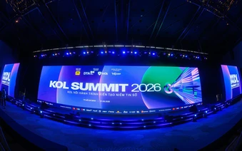 Chính thức lộ diện sân khấu KOL Summit 2026, thảm đỏ sẵn sàng đón hơn 1.500 nghệ sĩ, KOL và khách mời
