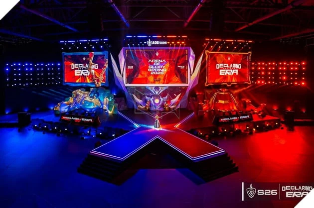 Chung kết ĐTDV Mùa Xuân 2026 xác lập kỷ lục sân khấu 3D Mapping lớn nhất Việt Nam cho Esports