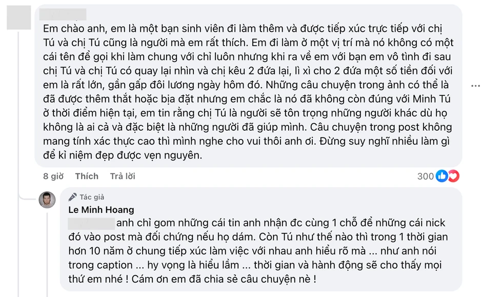 Chuyên gia trang điểm nổi tiếng đăng đàn tố một siêu mẫu vô ơn, nói xấu, Minh Tú bị gọi tên