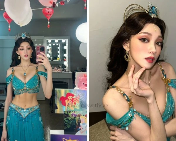 Có mỹ nhân vừa hoá công chúa Jasmine, vẻ ngoài như "xé truyện bước ra" bởi quá xinh đẹp Có mỹ nhân vừa hoá công chúa Jasmine, vẻ ngoài như "xé truyện bước ra" bởi quá xinh đẹp