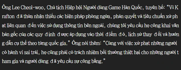 Cơ quan chức năng tại Hàn Quốc vào cuộc, PUBG "toang" rồi Cơ quan chức năng tại Hàn Quốc vào cuộc, PUBG "toang" rồi