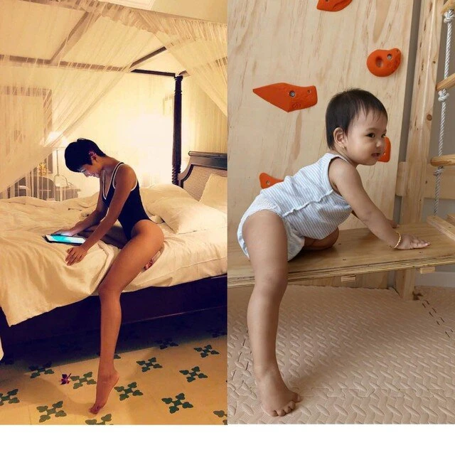 Con gái HHen Niê mới 1 tuổi đã cao 80 cm, được nhận xét mặt giống bố, chân dài như mẹ Con gái HHen Niê mới 1 tuổi đã cao 80 cm, được nhận xét mặt giống bố, chân dài như mẹ