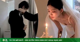 Con trai Choi Jin Sil thay bố mẹ đưa em gái vào lễ đường