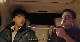 Con trai Cục Trưởng lộ rõ năng khiếu âm nhạc, còn ngồi xe ô tô hát chung với HIEUTHUHAI?
