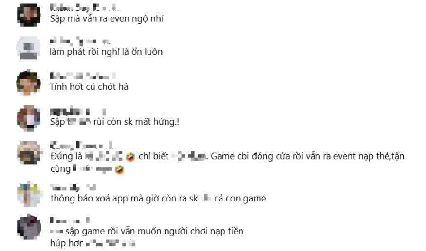 Cộng đồng phẫn nộ với tựa game của VNG: Thông báo đóng cửa vẫn “kích nạp”, nhất quyết "không tha" cho cả máy chủ Cộng đồng phẫn nộ với tựa game của VNG: Thông báo đóng cửa vẫn “kích nạp”, nhất quyết "không tha" cho cả máy chủ
