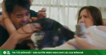 Đan Lê bị Tuấn Tú bạo hành trên màn ảnh