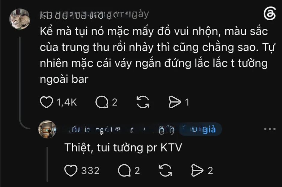 Dân tình "nhức mắt" cảnh rước đèn biến tướng: Nhảy nhót "cà hẩy", trang phục hở hang gây phản cảm
