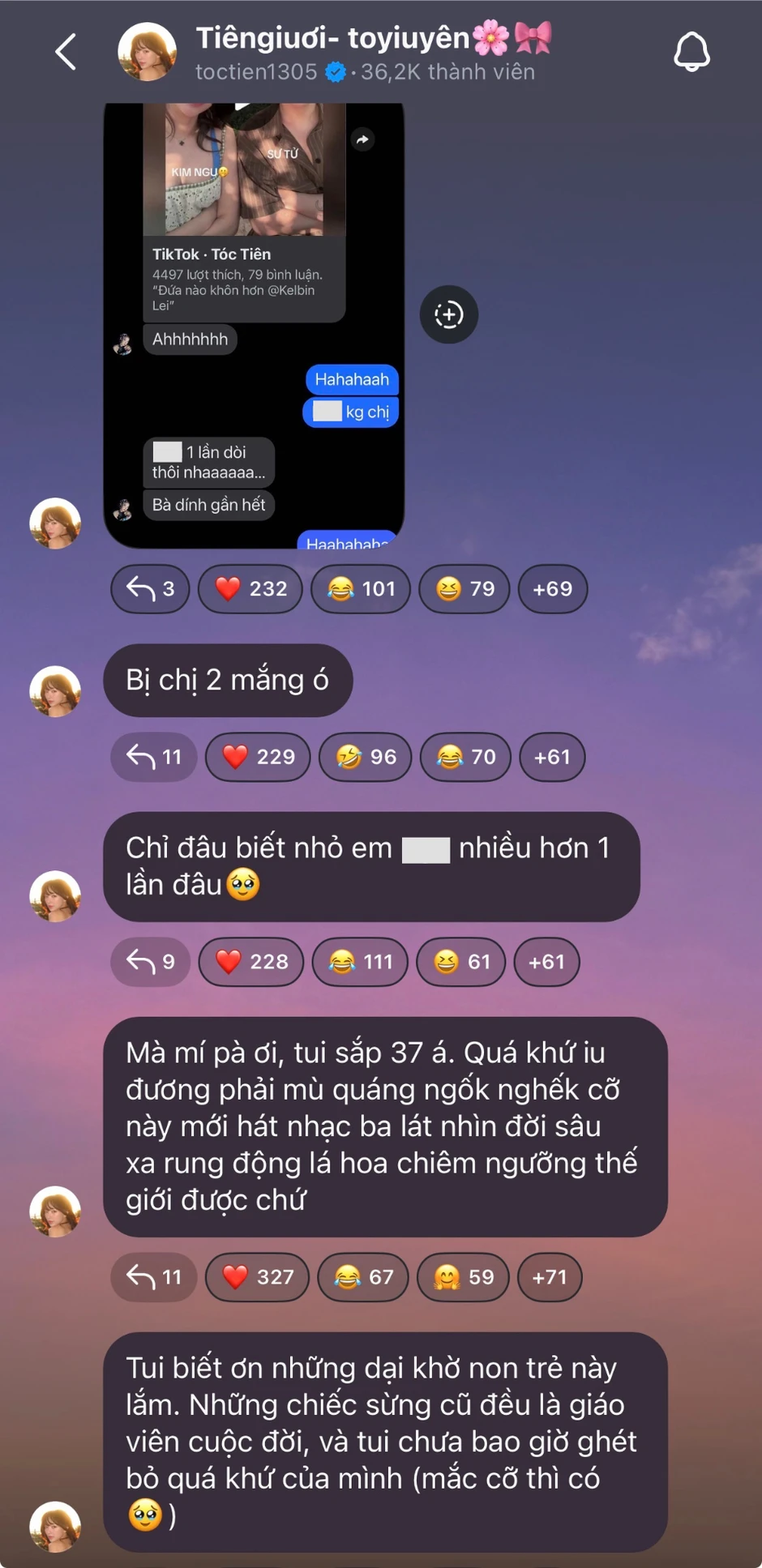 Đích thân Tóc Tiên lên tiếng về vụ bị "cắm sừng"