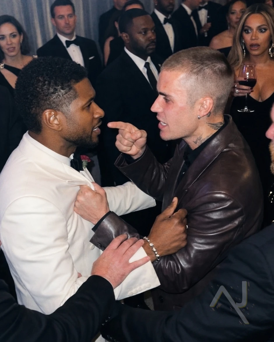 Đích thân Usher lên tiếng về tin bị Justin Bieber xô xát, ẩu đả tại Oscar?
