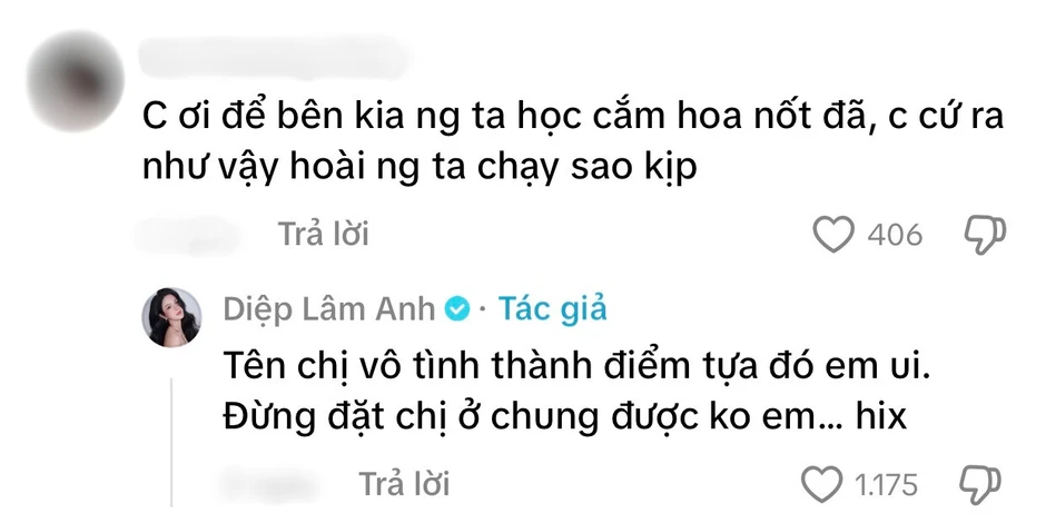 Diệp Lâm Anh khẳng định không muốn bị ghép chung mâm giữa ồn ào tình cảm