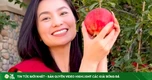 Diệu Hương thu hoạch lựu ăn Trung thu ở Mỹ