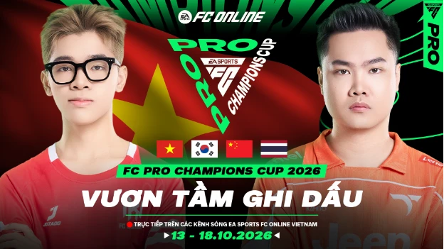 FC Pro Champions Cup 2026: Đại diện Việt Nam mang theo ngọn lửa khát vọng, sẵn sàng đại náo đất Hàn!