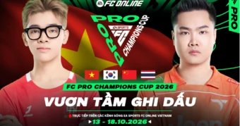FC Pro Champions Cup 2026: Đại diện Việt Nam mang theo ngọn lửa khát vọng, sẵn sàng đại náo đất Hàn!