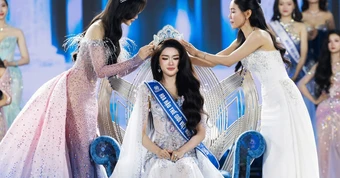 Full phần thi ứng xử của Hoa hậu Phương Oanh, có gì mà dân tình tranh cãi kịch liệt?