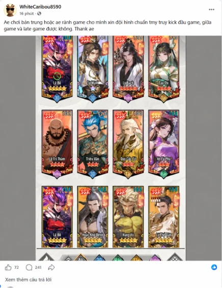 Game mới ra đứng Top1 BXH game Việt, 2 ngày gần 20.000 VIP user Game mới ra đứng Top1 BXH game Việt, 2 ngày gần 20.000 VIP user