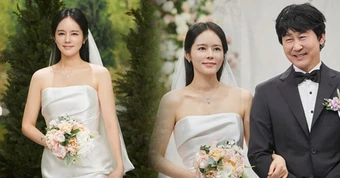 Han Ga In diện lại váy cưới sau 21 năm: Đích thị là nữ thần rồi!