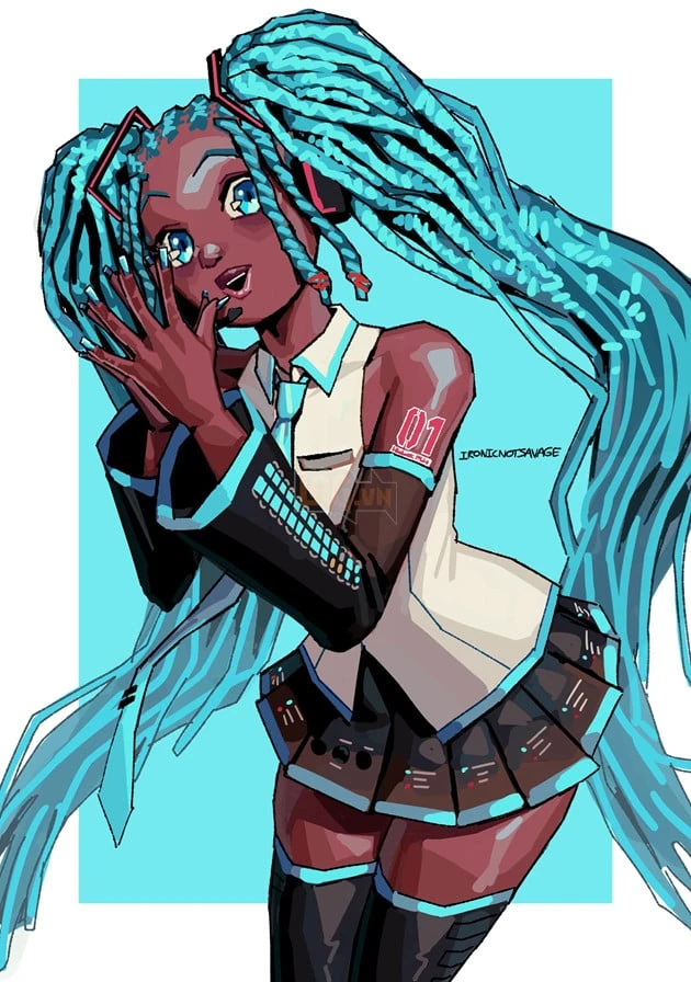 Hatsune Miku và cuộc chiến "Màu da": Khi Fanart trở thành tâm điểm của những tranh luận đa văn hóa