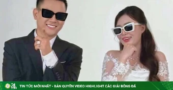 Hoài Lâm khoe ảnh cưới với cô dâu sinh năm 2004