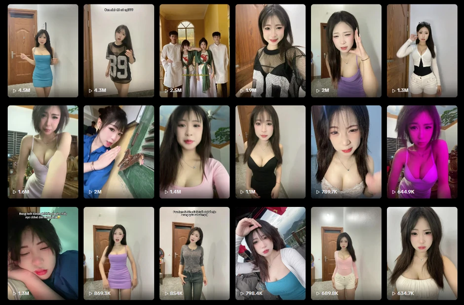 Hot girl 2k9 "viral" MXH, cờ-nhíp hút cả triệu view