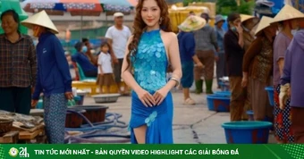 Hương Tràm biến chợ cá Cửa Lò thành sàn diễn, mang tinh thần bóng đá Sông Lam Nghệ An vào MV gái NGHỆ