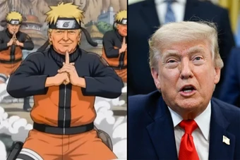 Khi Nhẫn Giả đối đầu AI Chính Trị: Donald Trump bị fan Nhật chỉ trích dữ dội vì "xài chùa" hình ảnh Naruto
