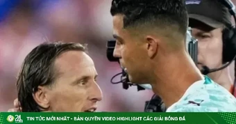 Khoảnh khắc Ronaldo ôm Luka Modric gây sốt