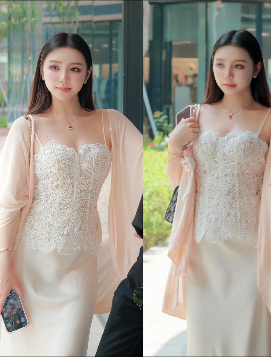Không cần cầu kỳ, Quỳnh Kool diện áo ren dạo phố cũng đủ thu hút cả triệu ánh nhìn Không cần cầu kỳ, Quỳnh Kool diện áo ren dạo phố cũng đủ thu hút cả triệu ánh nhìn
