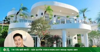 Không gian xanh mướt trong biệt thự nghỉ dưỡng của Mạnh Trường