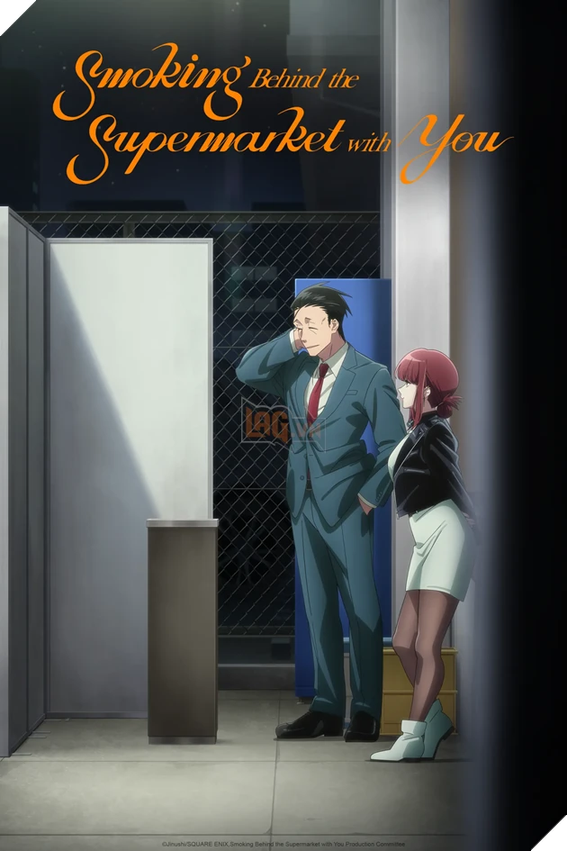 Làn khói thuốc sau giờ làm việc: Anime "Smoking Behind the Supermarket with You" chốt lịch phát sóng tháng 7