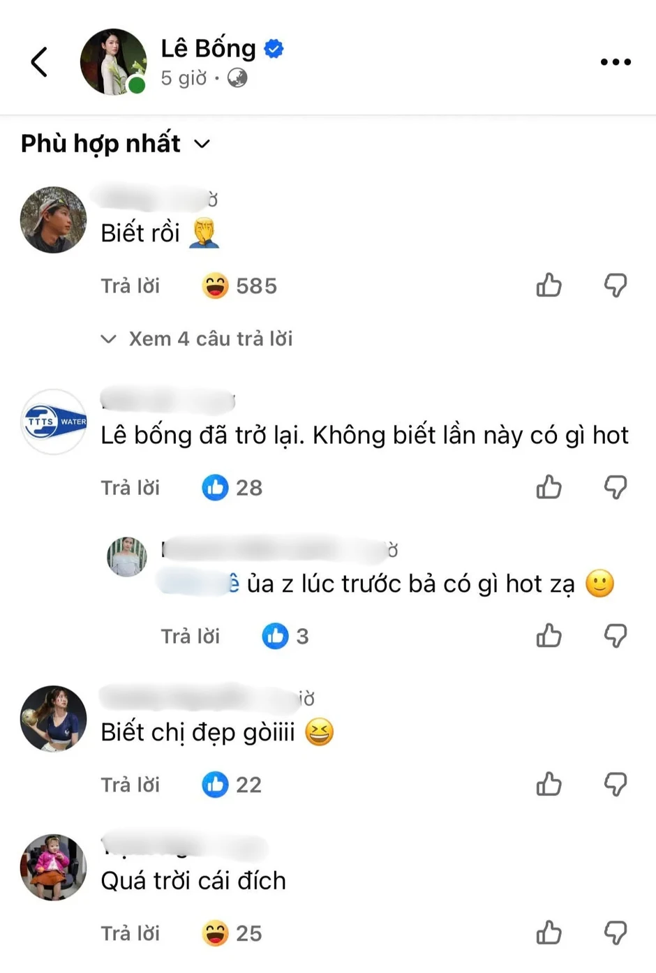 Lê Bống tức tốc âm thầm làm một việc ngay trong đêm Lê Bống tức tốc âm thầm làm một việc ngay trong đêm