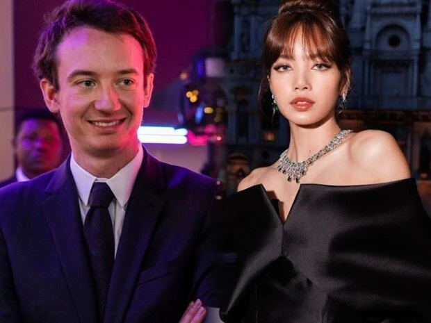 Lisa dính như sam bên tình mới, Frédéric ôm ấp bạn gái trong bar