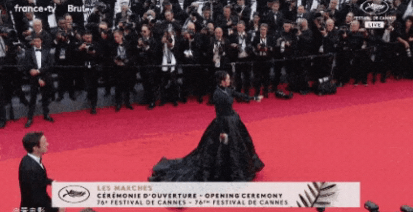 Mỹ nhân châu Á nhận đặc quyền chưa từng có trong lịch sử Cannes, còn chiếm sóng trực tiếp gần 3 phút