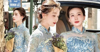 Mỹ nhân đẹp nhất Trung Quốc xuống phố đi bộ Hồ Gươm "đu trend" nàng thơ, xem clip 26 giây mới hiểu thế nào là "tuyệt tác trời ban"
